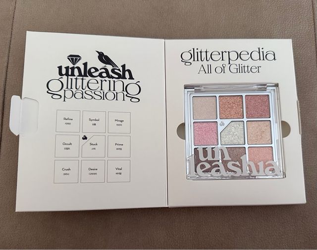 Paleta Sombras Glitterpedia Unleashia