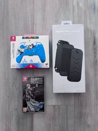 Pack Nintendo Switch: Mando Mario + Juego Bravely 