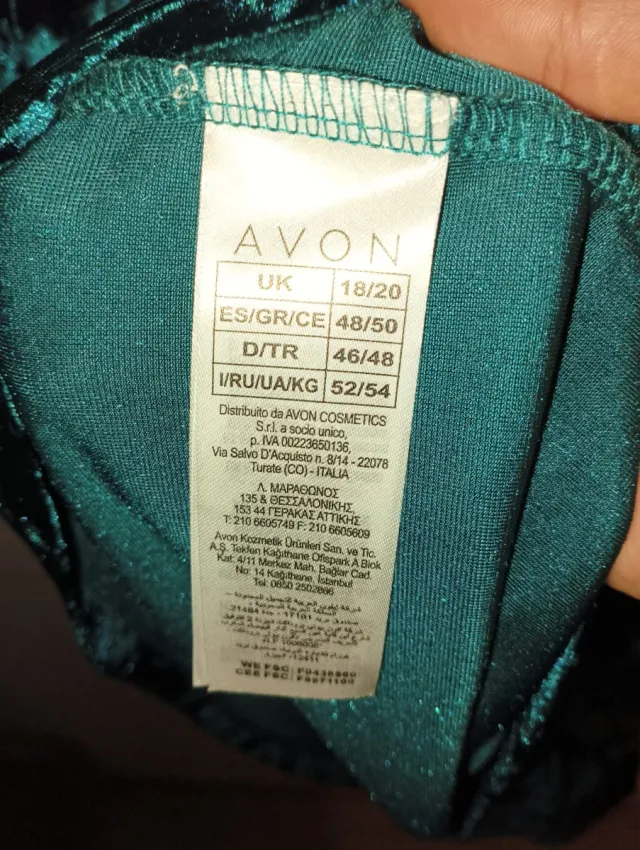 Vestido Terciopelo Verde Talla Grande