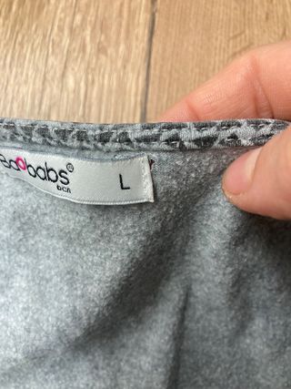Camiseta lactancia Baobab manga larga gris Talla L