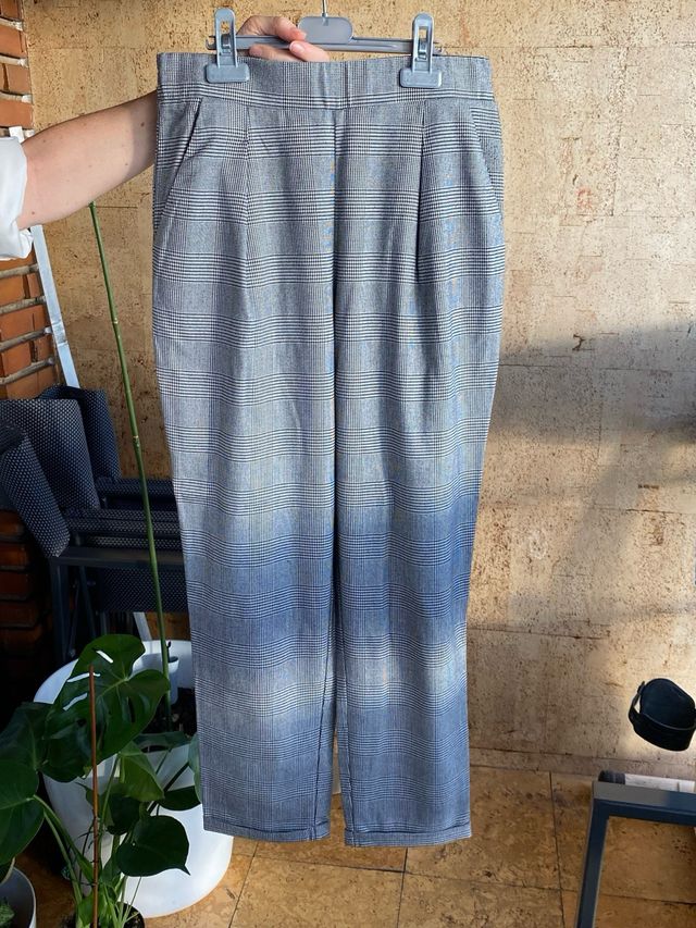 Pantalón estampado príncipe de gales