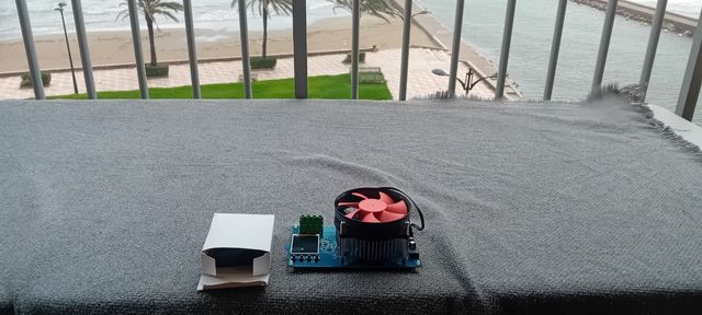 Módulo Carga Electrónica con Ventilador