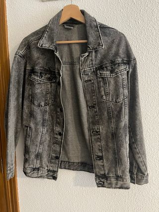 Chaqueta vaquera niño gris