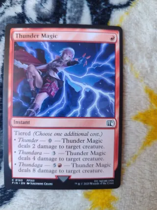 Carta Magic Thunder Magic FFXIII