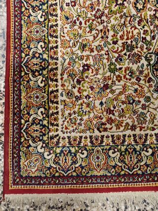 Tappeto persiano antico Isfahan 194x132cm