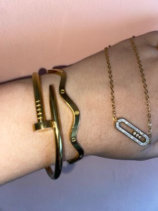 Conjunto Joyería Oro.

