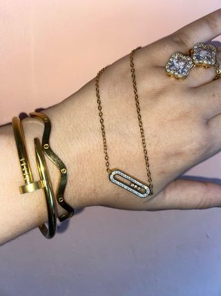 Conjunto Joyería Oro.
