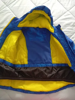 Cazadora niño invierno azul