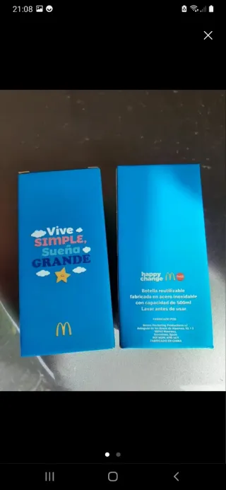 Botella McDonald's 2025