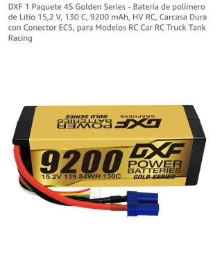 Batería DXF 4S 9200mAh 130C EC5. Rc