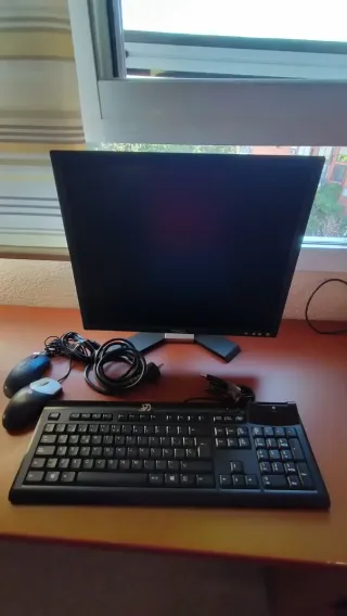 Pantalla Dell, Teclado y Ratones Negros