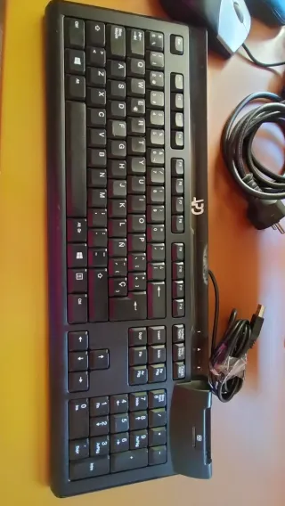 Pantalla Dell, Teclado y Ratones Negros