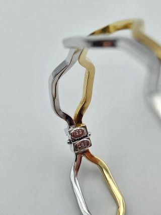 Pulsera Oro 18K Combinado 10gr