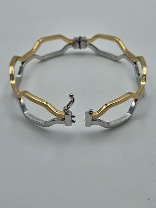Pulsera Oro 18K Combinado 10gr