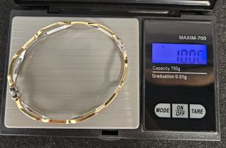Pulsera Oro 18K Combinado 10gr