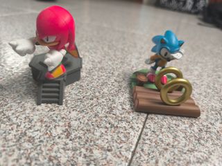 Figuras Sonic y Knuckles