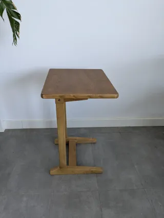 Mesa auxiliar madera Zara Home