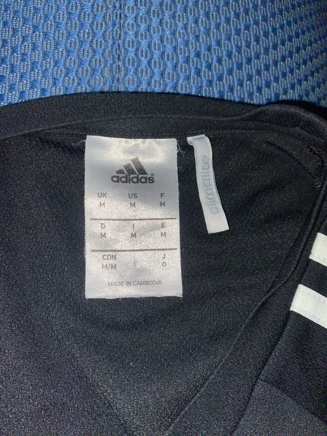 Camiseta Adidas Climalite Talla M Negra