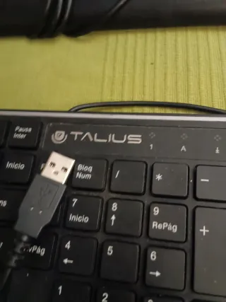 2 Teclados Medion y Talius Negros