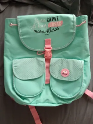 Mochila Mr Wonderful mint y rosa