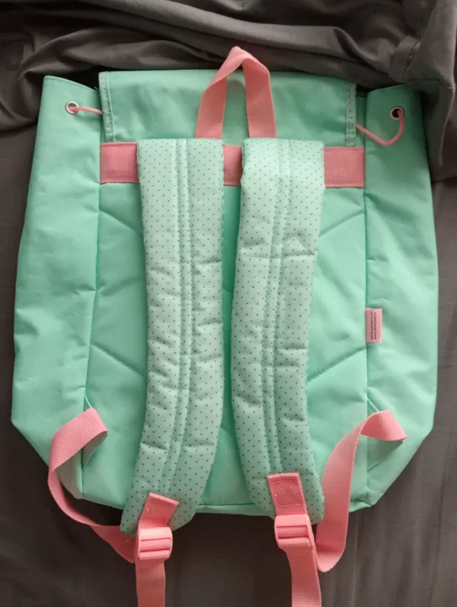 Mochila Mr Wonderful mint y rosa