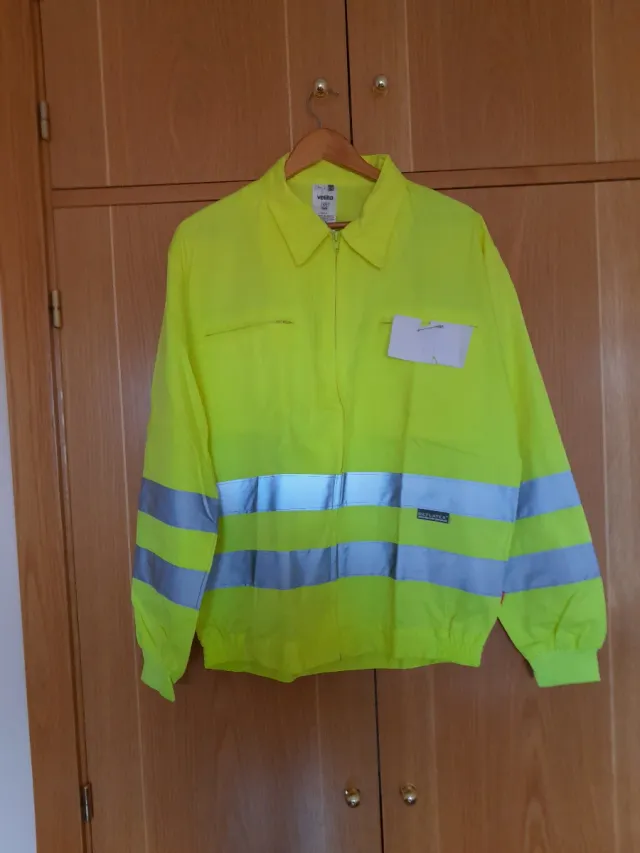 Chaqueta Alta Visibilidad Amarillo/Plata