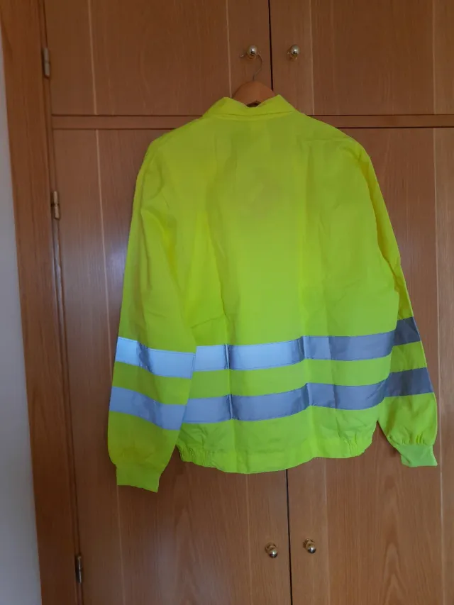 Chaqueta Alta Visibilidad Amarillo/Plata