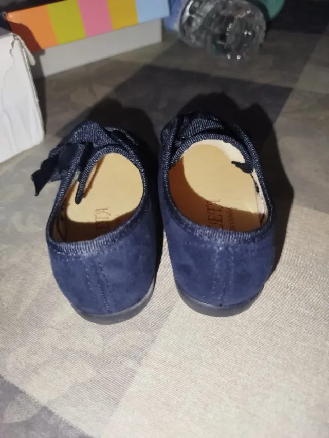 Zapatillas niño azul marino talla 21