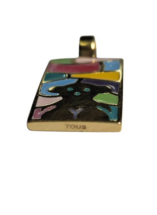 Colgante Tous Oro 18K Esmalte Multicolor