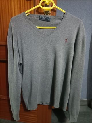 Jersey Polo Ralph Lauren Gris Talla L