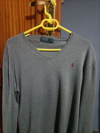 Jersey Polo Ralph Lauren Gris Talla L