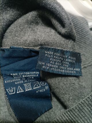 Jersey Polo Ralph Lauren Gris Talla L