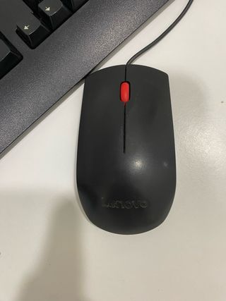 Pack Teclado y Ratón USB Lenovo Negro