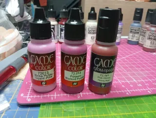 Pack botes pintura acrilica Vallejo, AK, citadel