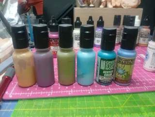 Pack botes pintura acrilica Vallejo, AK, citadel