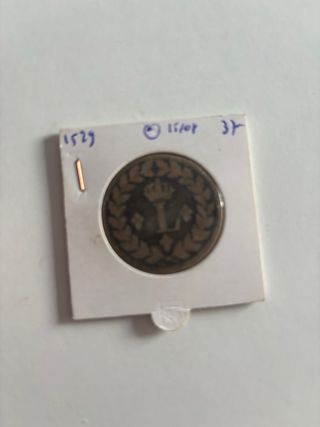 2 Monedas Francia 1815 Un Decime BB