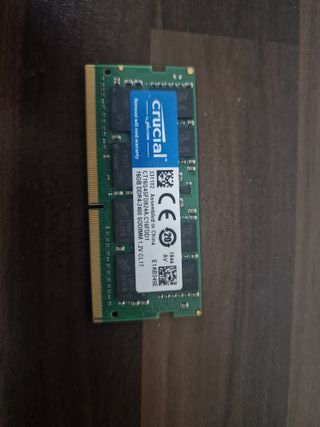 Memorias Portatil 16GB DDR4 SODIMM 3200MHz