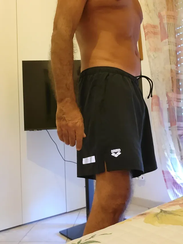 Pantaloncini Arena uomo sport neri