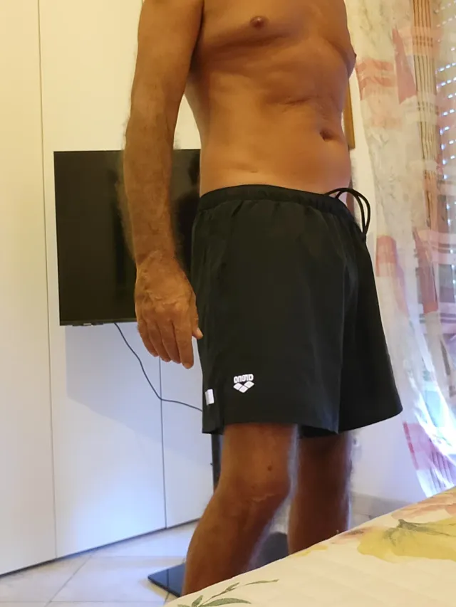 Pantaloncini Arena uomo sport neri