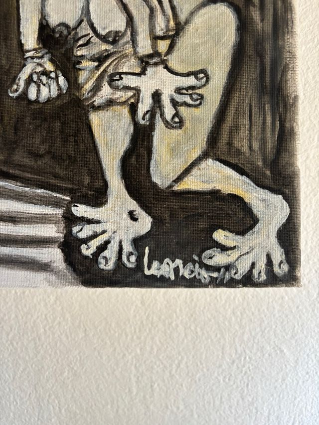 CUADRO LEONCIO PINTOR GUERNICA