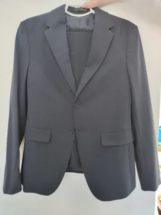 Traje ZARA azul marino Hombre