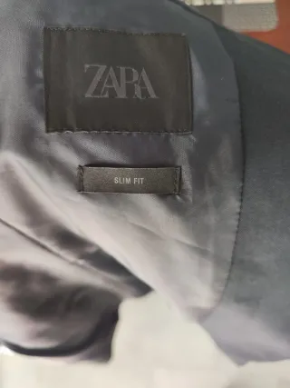 Traje ZARA azul marino Hombre