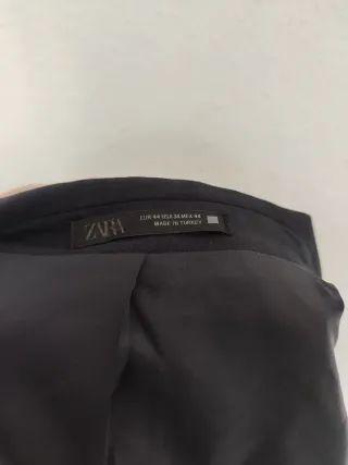 Traje ZARA azul marino Hombre