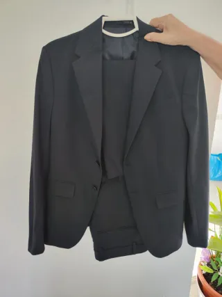 Traje ZARA azul marino Hombre