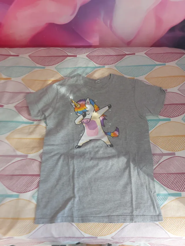 Camiseta S Pampling Unicornio Dabbing