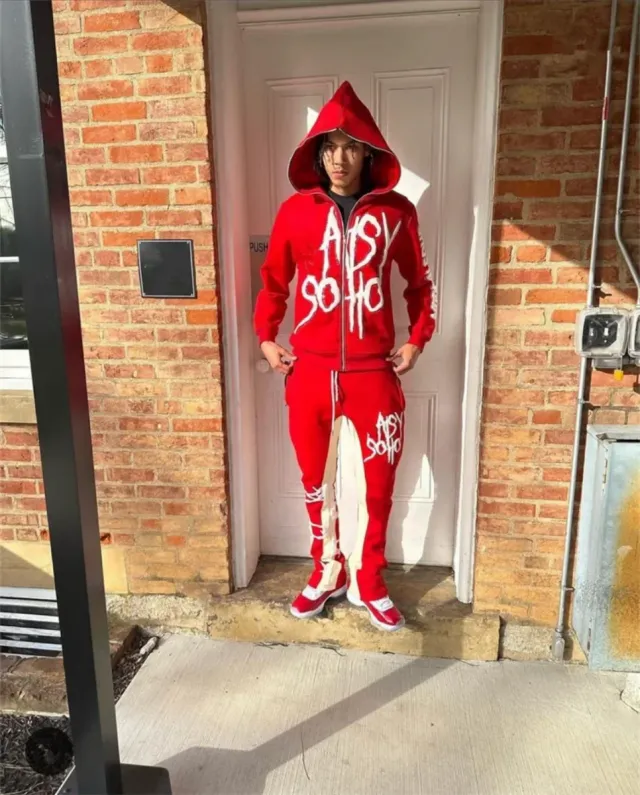 Chándal ASY SOHO Rojo y Blanco