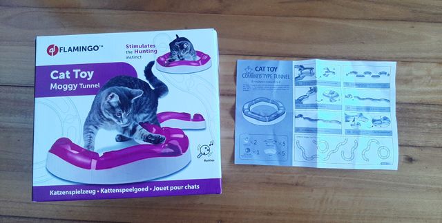 Juego interactivo para gatos (tunel)