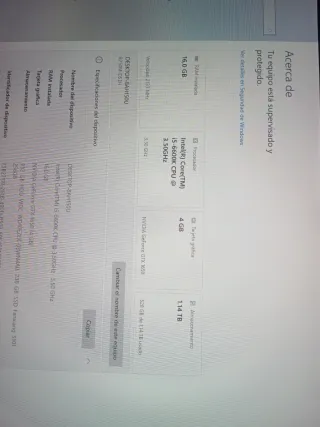 PC Sobremesa Gaming o Piezas 