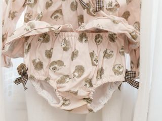 Conjunto bebé erizos rosa claro T. 12m