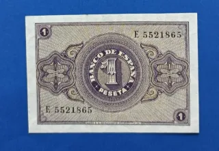SC 1 Peseta OCTUBRE 1937 BURGOS serie E